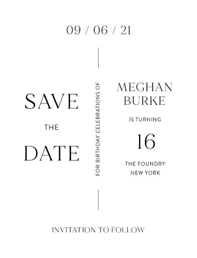 Neutral & Modern Save The Date Cards by Yunita Y.