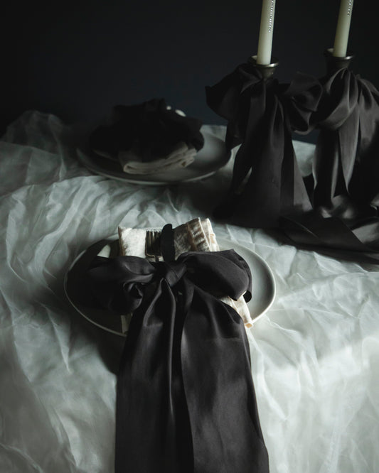 Noir Silk Ribbon