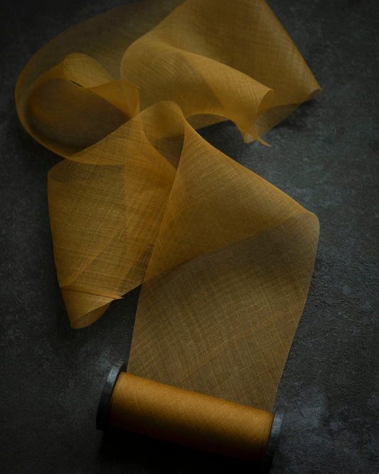 Ochre {Gossamer} Silk Ribbon