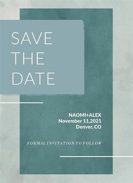 Save The Dates - 25% OFF UPON SIGN UP