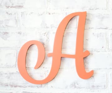 Painted Outdoor Wood Letters