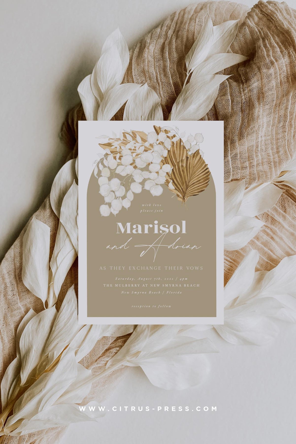 Arch Wedding Invitation | Marisol