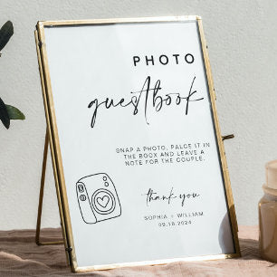 Photo Guestbook wedding guest book sign