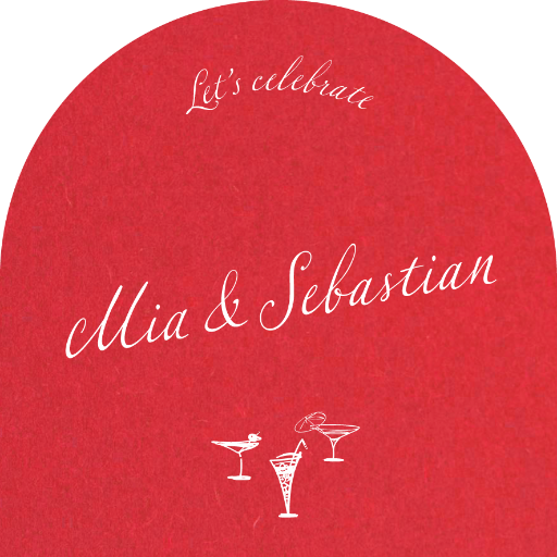 Pink Chic RSVP Cards by Putri N.