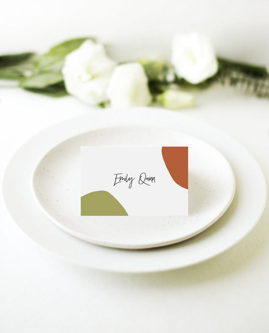 Tropical CamoPlace Cards by Demie L.