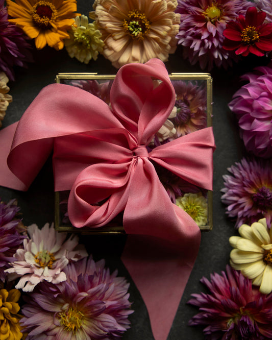 Playful Pink Silk Ribbon