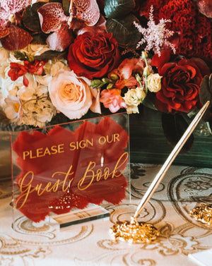 Modern Calligraphy Please Sign Our Guestbook