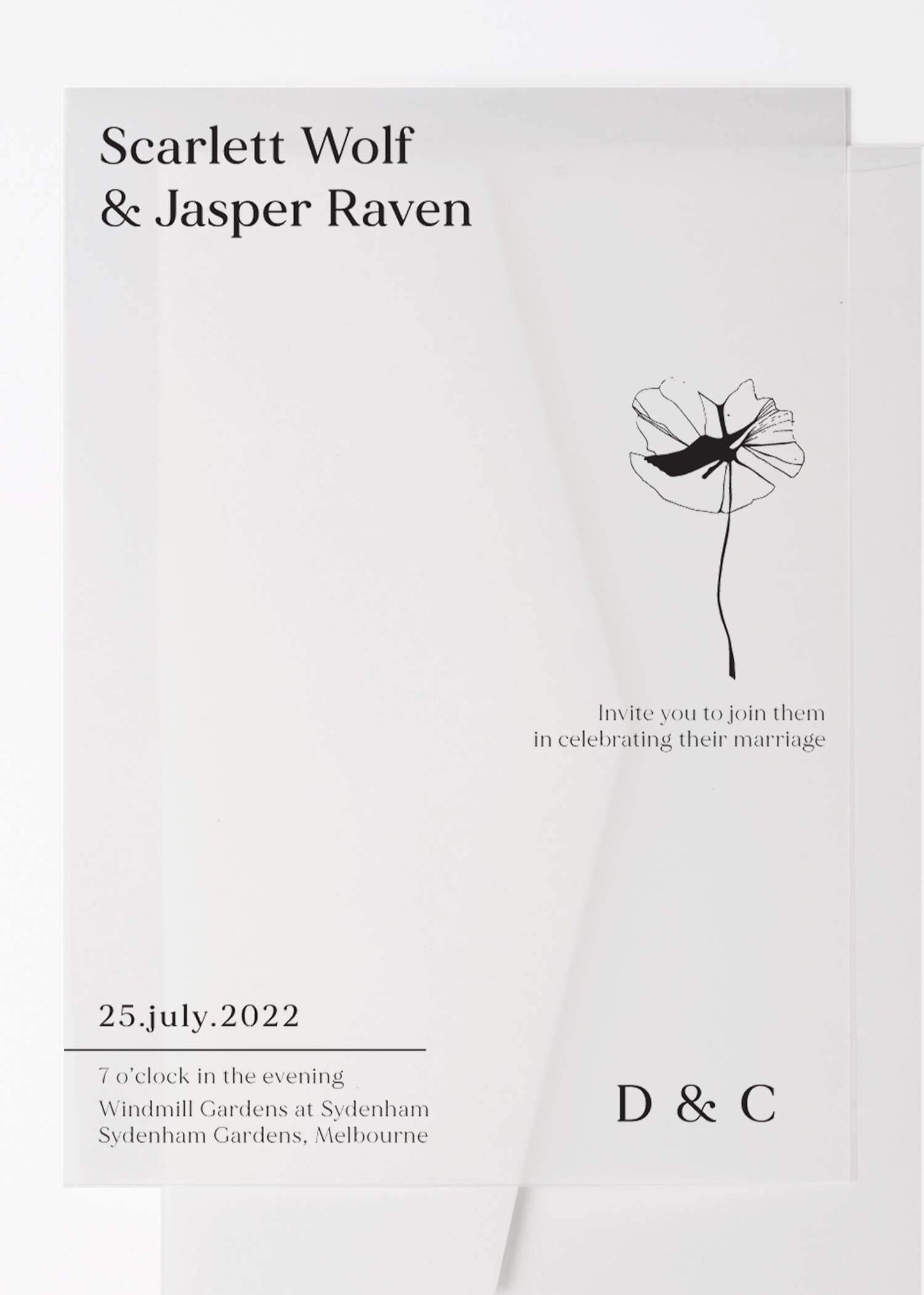 Poppy Wedding Invitations by Lauren D.