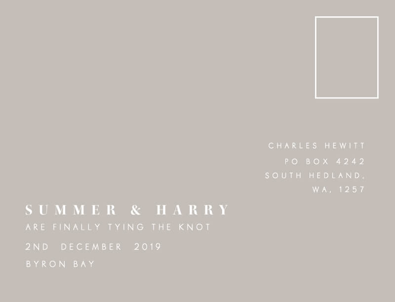 Summer Breeze Postcard Save The Date Cards by Stella M.