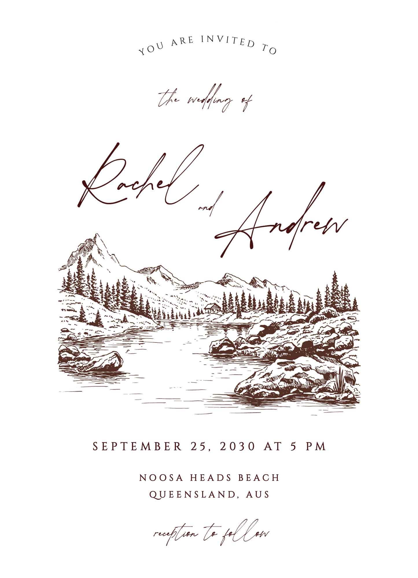 Potrey Wedding Invitations by Natya P.