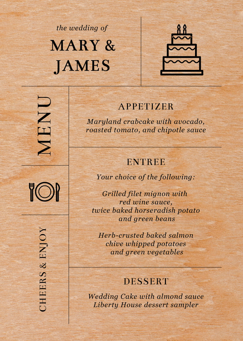 Type On LineMenu Cards by Phabo R.