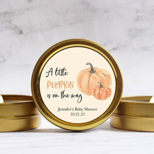 Pumpkin On The Way Candle
