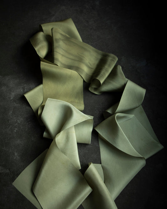Rebel Green Silk Ribbon