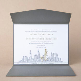 Rockefeller Wedding Invitation Suite