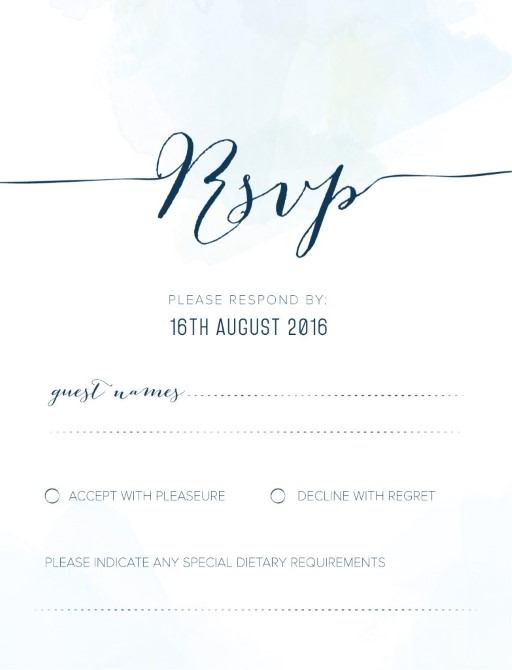 Clouds RSVP Cards by Jidapha T.