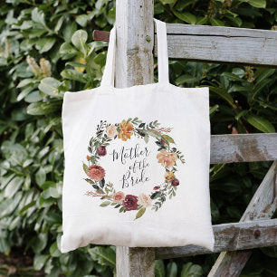 Rustic Bloom Mother of the Bride Tote Bag