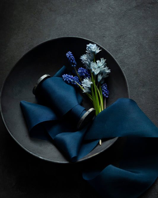 Sapphire {Indigo} Silk Ribbon