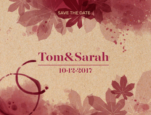 Secret Vineyard Save The Date Cards by Nadine W.