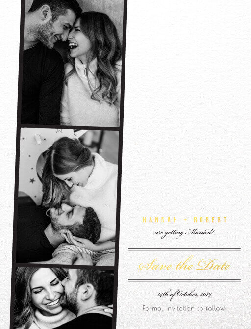 Movie Theatre Save The Date Cards by Amelia S.