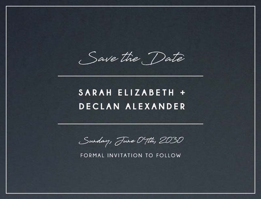 Watsons Bay Hotel Save The Date Cards by Watsons B.