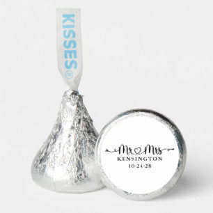 Script Wedding Heart Arrows Mr Mrs Hershey®'s Kisses®