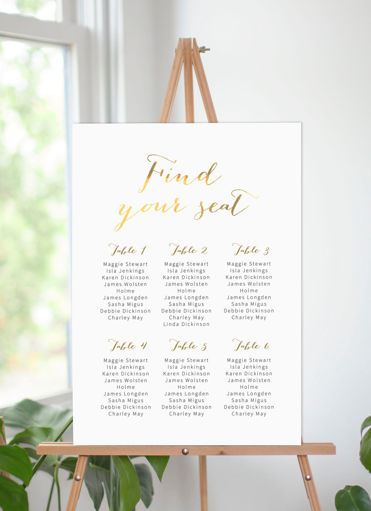 Goldie Dots Seating Chart by Inggrid H.