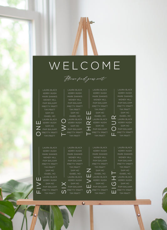 Verde Seating Chart by Jamie L.