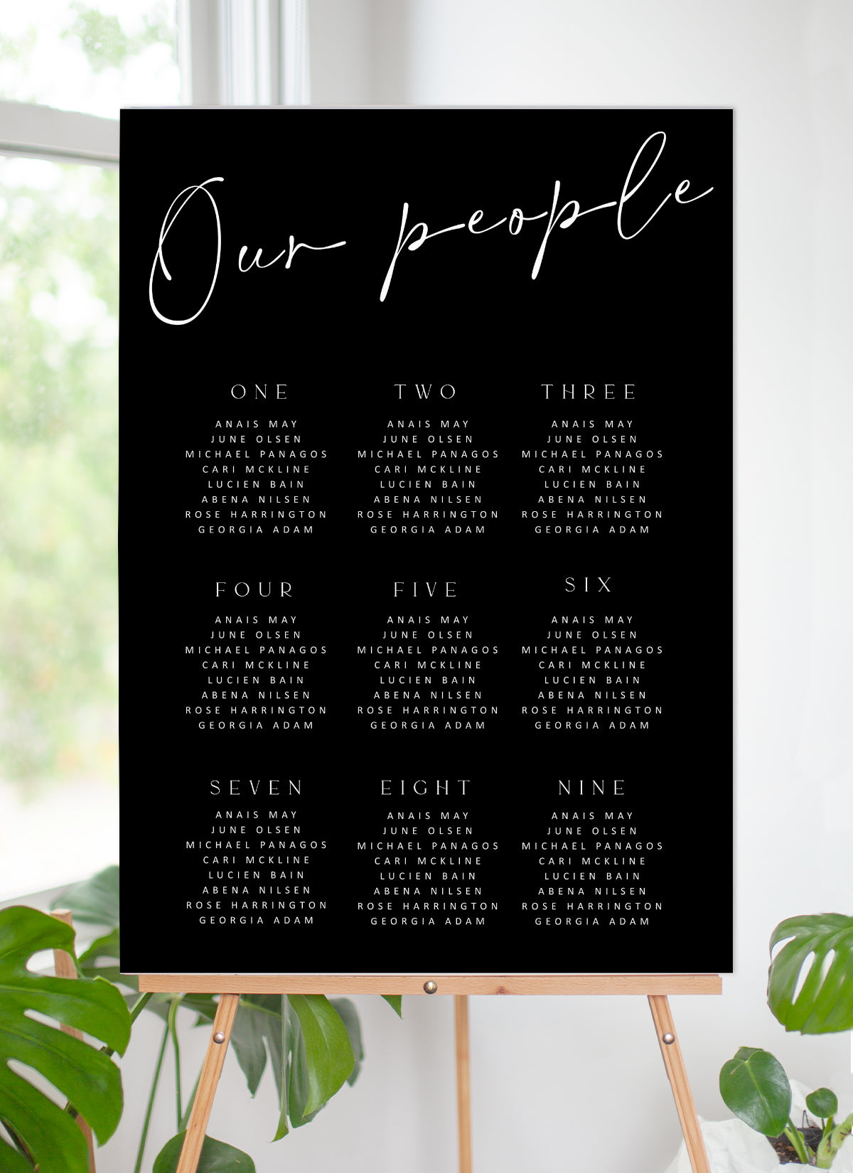 Harmony Seating Chart by Shab M.