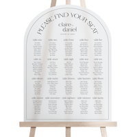 Wedding Seating Chart Sign