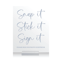 Photo Guestbook Wedding Sign