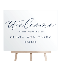 Wedding Welcome Sign - Landscape