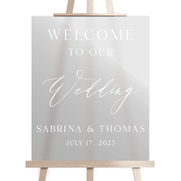 Welcome To Our Wedding Sign
