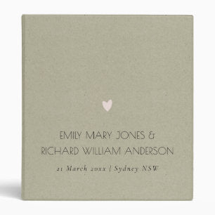 SIMPLE ELEGANT KRAFT TYPOGRAPHY TEXT ONLY BINDER