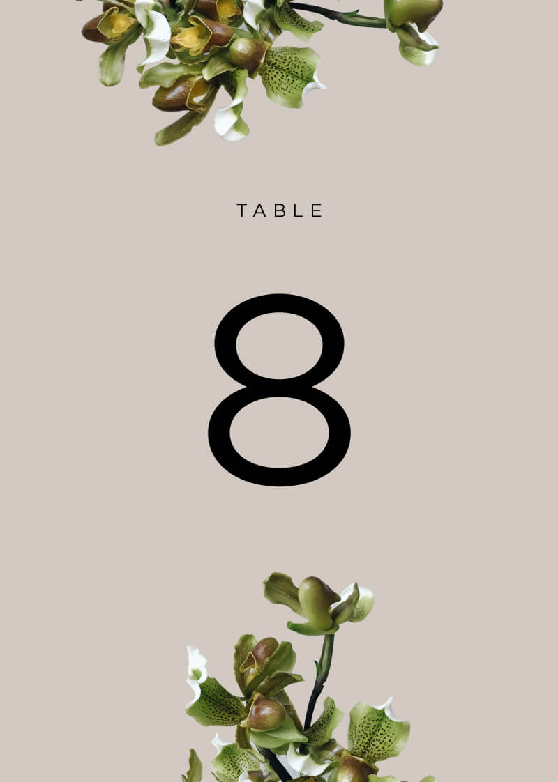 Sophia KaplanTable Number by Sophia K.