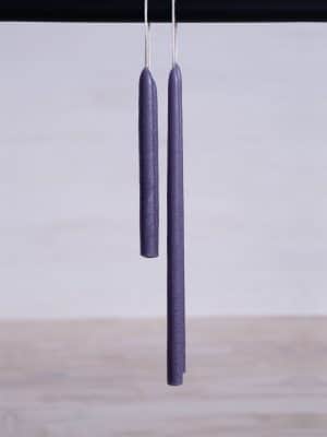 Skinny Taper Candles Amethyst