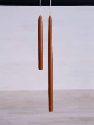 Skinny Taper Candles Camel