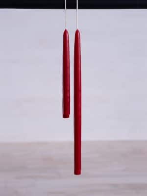 Skinny Taper Candles Fiery