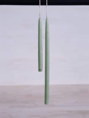 Skinny Taper Candles Grassy