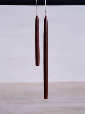 Skinny Taper Candles Umber
