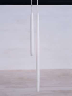 Skinny Taper Candles White