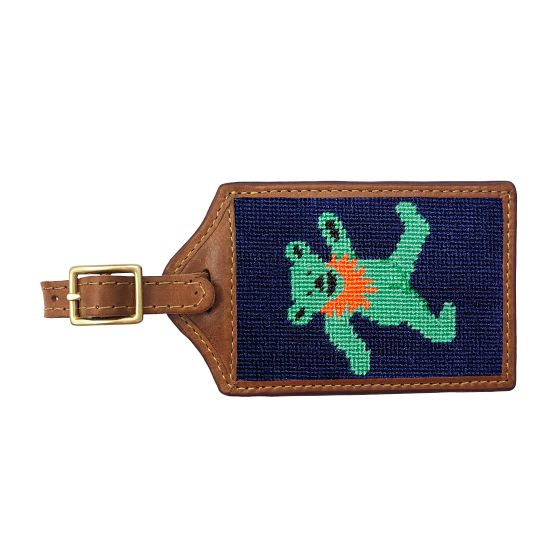 Smathers & Branson Needlepoint Luggage Tag