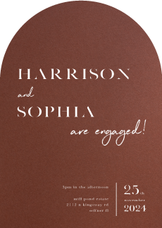 Smoke Engagement Invitations by Jamie L.