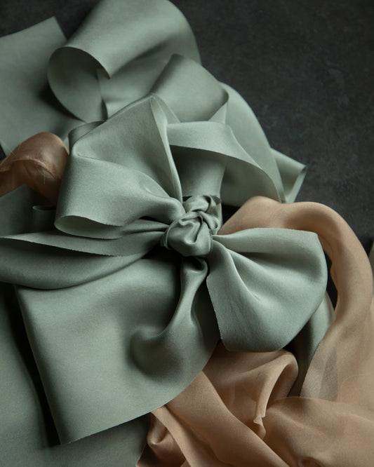 Eucalyptus Silk Ribbon {Read Full Description}