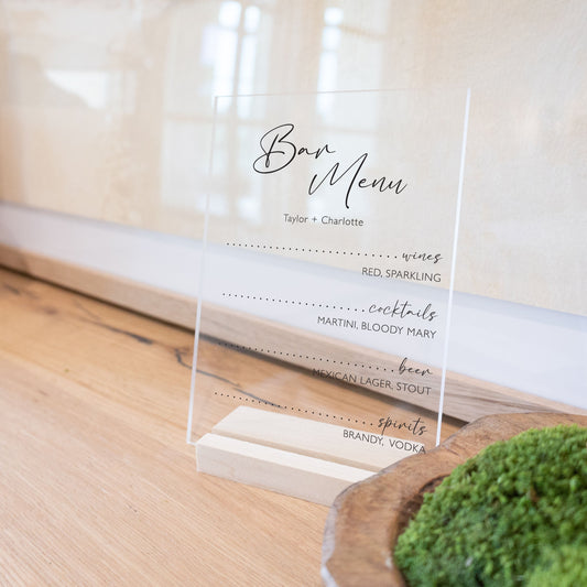 Tabletop Menus - 10% OFF CODE WITH EMAIL SIGN UP