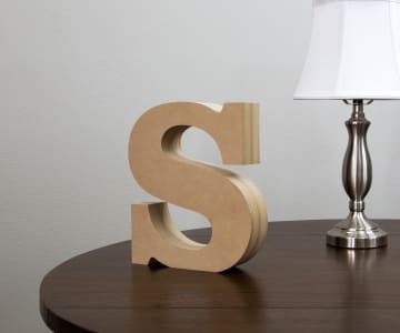 Standing Wood Letters