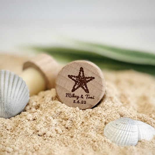 Starfish Wine Cork Favor