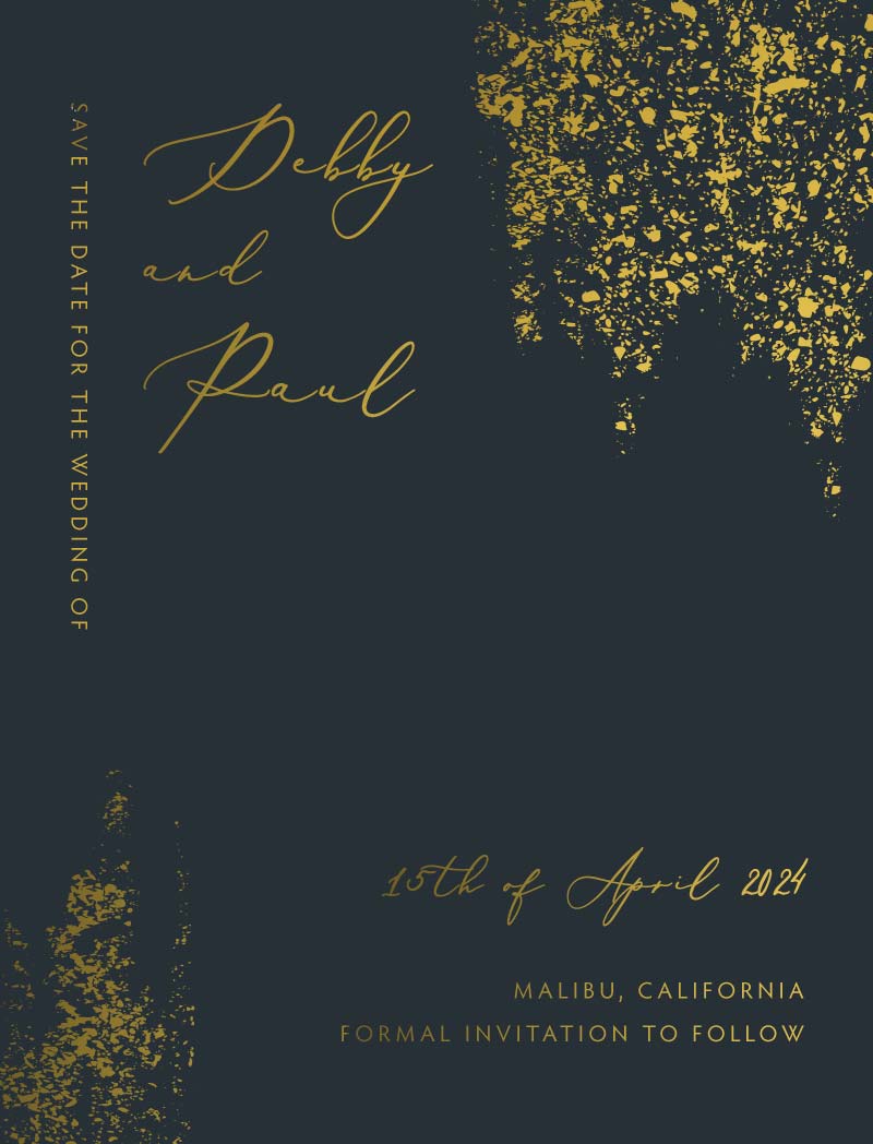 Starry Night Save The Date Cards by Inggrid H.