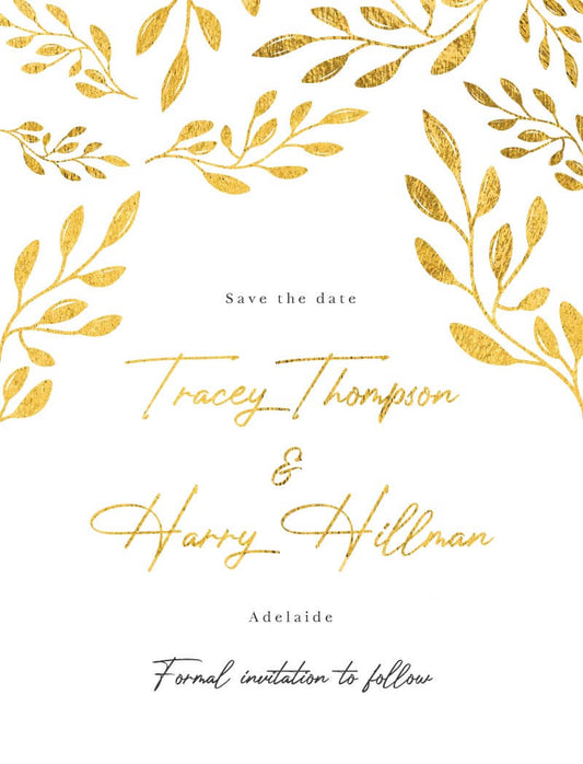 Golden Hour Save The Date Cards by Joy