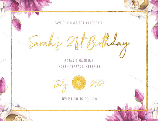 Flower Girls Save The Date Cards by Abigail P.