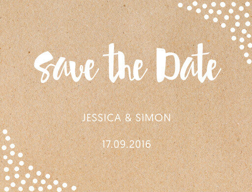 Foil Of Dreams Save The Date Cards by Phabo R.